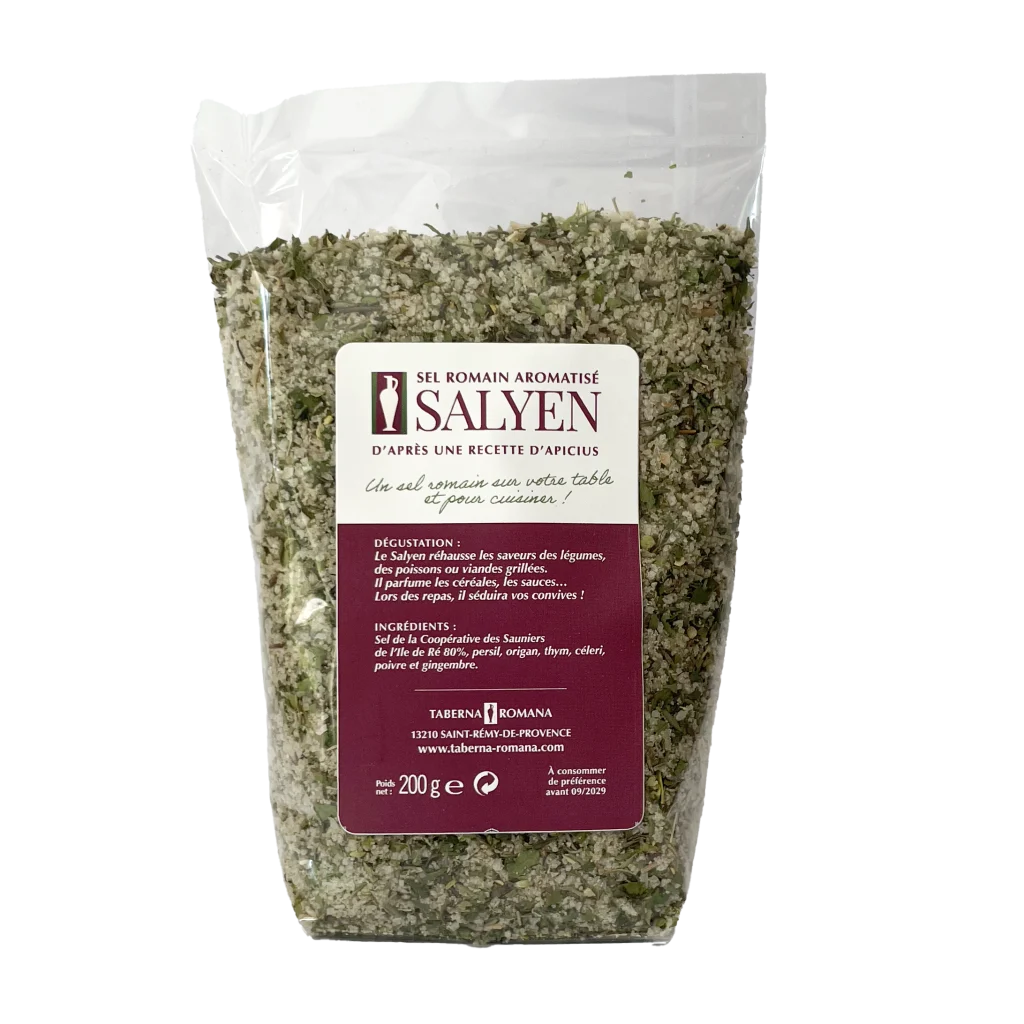 Sel aromatisé aux herbes, Salyen sel romain Taberna Romana